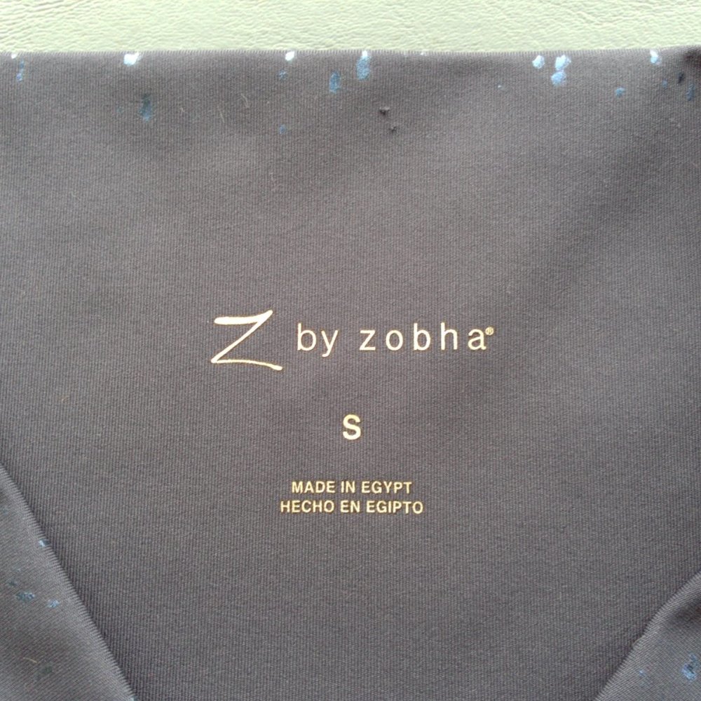 Zobha Shine Leggings High Waisted Navy Ombré S - Picture 6 of 8